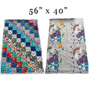 Baby quilt “i spy”blanket 40”x 56” colorful handsewn handmade